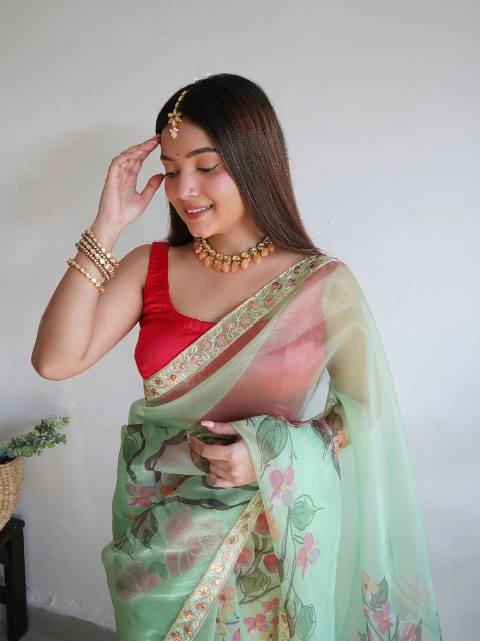 Nilam 01 Fancy Organza Wholesale Party Wear Sarees Catalog
